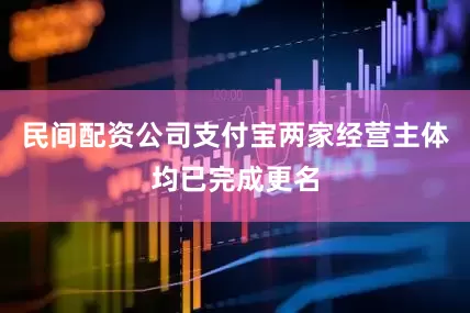 民间配资公司支付宝两家经营主体均已完成更名