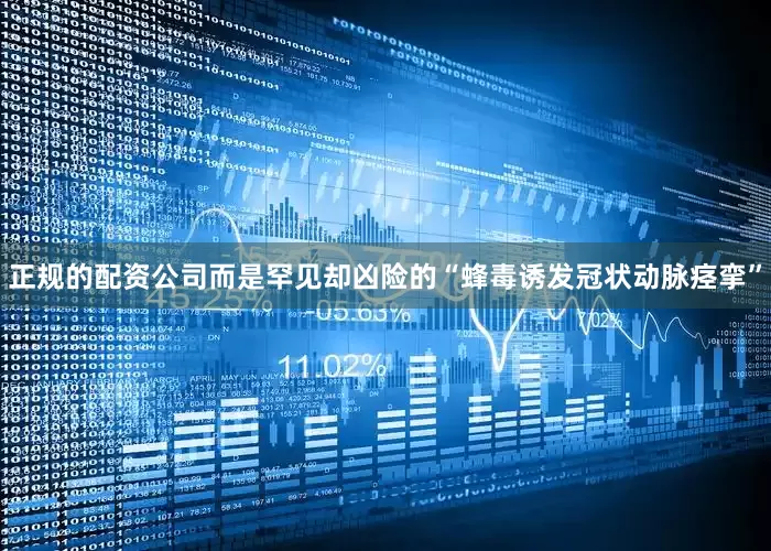 正规的配资公司而是罕见却凶险的“蜂毒诱发冠状动脉痉挛”
